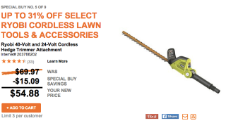 Illustration for article titled Deals: Vacuum-Sealed Wine, Fireproof Safe, Ryobi Lawn Tools